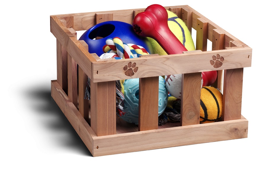 Cedar Pet Toy Box